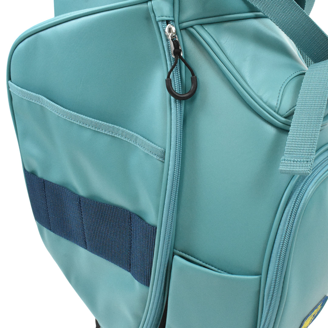 【数量限定再販】イエローロブスター Yellow Lobster スタンド式キャディバッグ U-LEATHER オーシャンサイドブルー Oceanside Blue(YL-CBSN105-BL)