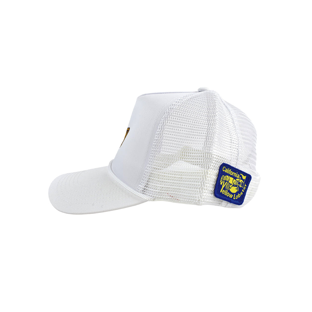 【yellow lobster】メッシュキャップ YL-7300 WHITE (YEL-HWCM003)