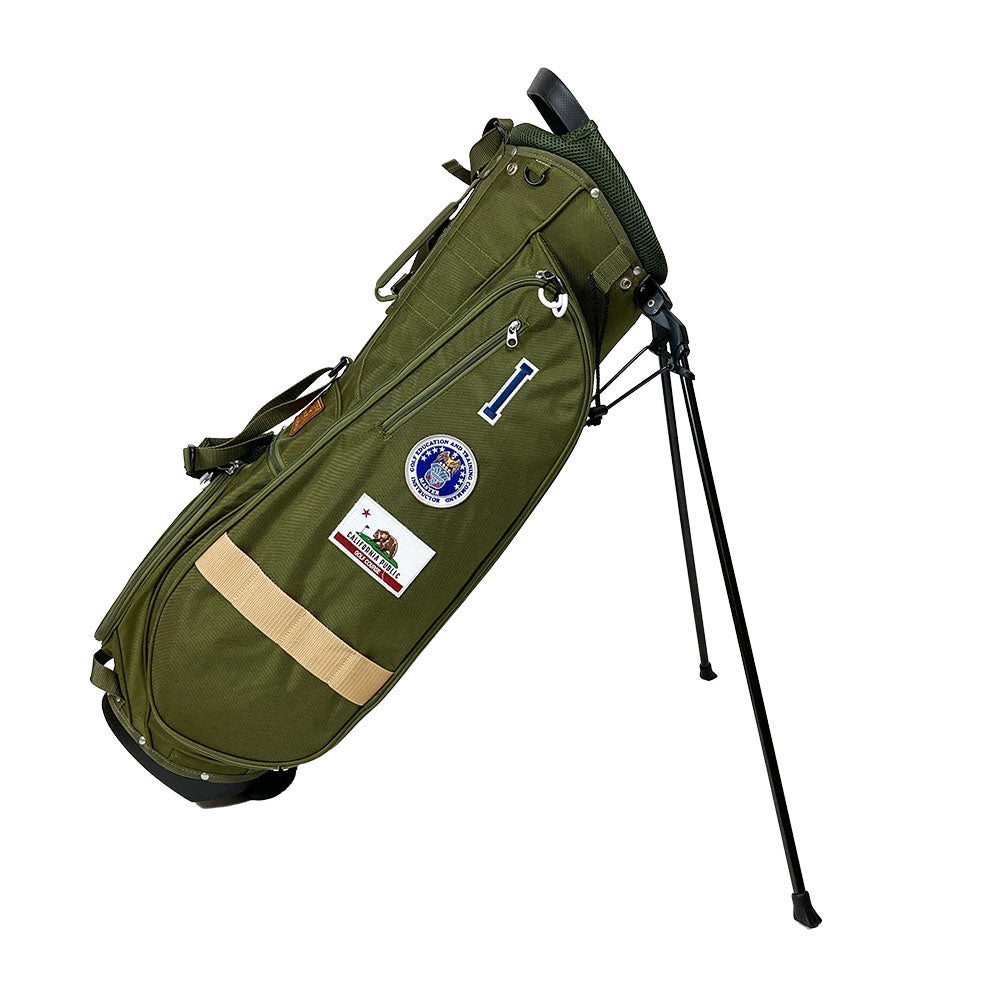 【数量限定再販】イエローロブスター Yellow Lobster スタンド式キャディバッグ ミッションオリーブ Misson Olive (YL-CBSM002T-OL)