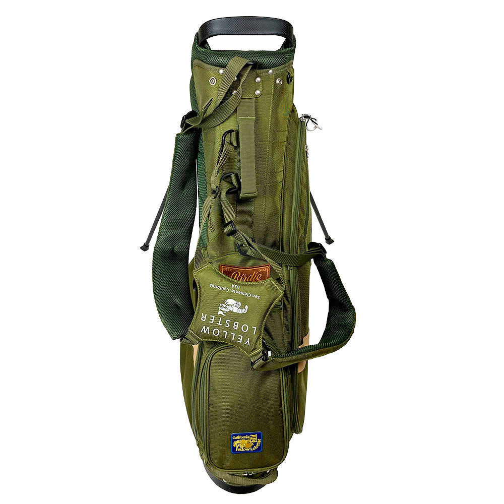 【数量限定再販】イエローロブスター Yellow Lobster スタンド式キャディバッグ ミッションオリーブ Misson Olive (YL-CBSM002T-OL)