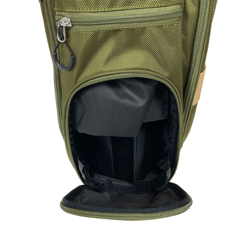 【数量限定再販】イエローロブスター Yellow Lobster スタンド式キャディバッグ ミッションオリーブ Misson Olive (YL-CBSM002T-OL)