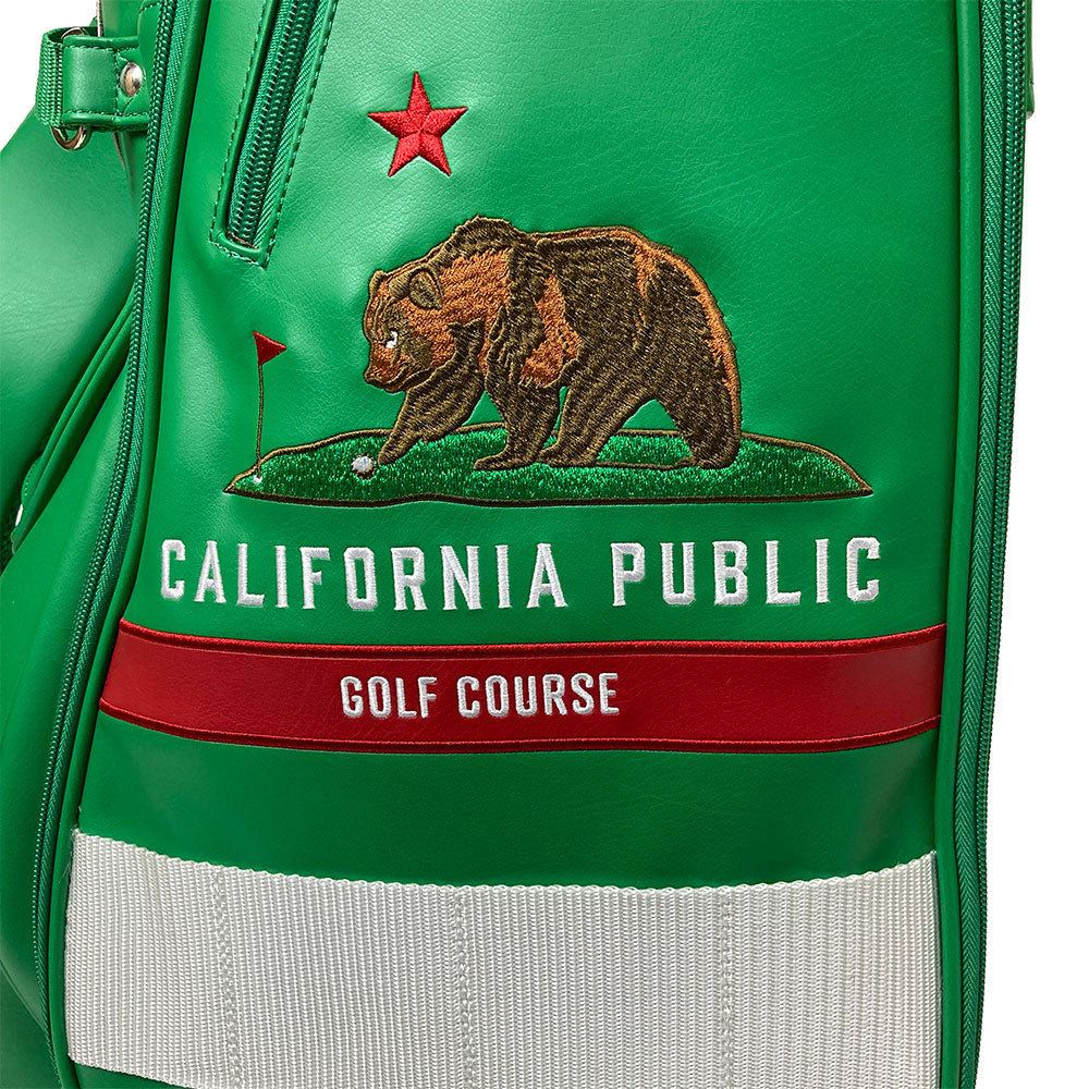【数量限定再販】イエローロブスター Yellow Lobster スタンド式キャディバッグ U-LEATHER ダーナポイントグリーン Dana Point Green(YL-CBSN105-)