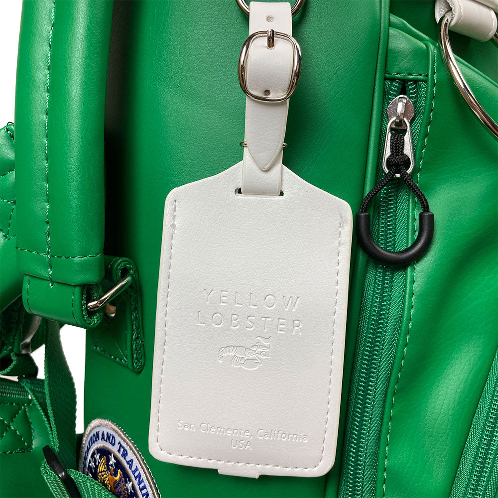 【数量限定再販】イエローロブスター Yellow Lobster スタンド式キャディバッグ U-LEATHER ダーナポイントグリーン Dana Point Green(YL-CBSN105-)