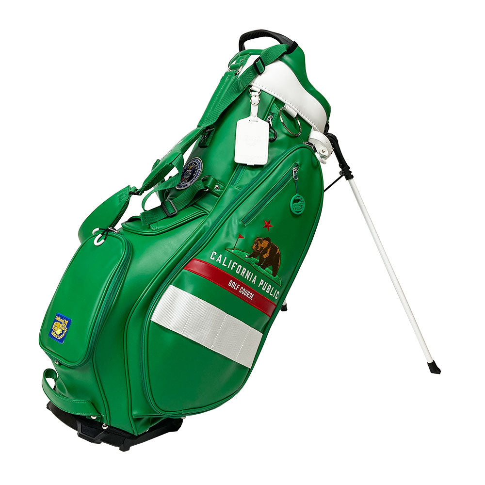 【数量限定再販】イエローロブスター Yellow Lobster スタンド式キャディバッグ U-LEATHER ダーナポイントグリーン Dana Point Green(YL-CBSN105-)