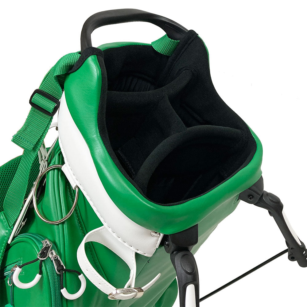 【数量限定再販】イエローロブスター Yellow Lobster スタンド式キャディバッグ U-LEATHER ダーナポイントグリーン Dana Point Green(YL-CBSN105-)