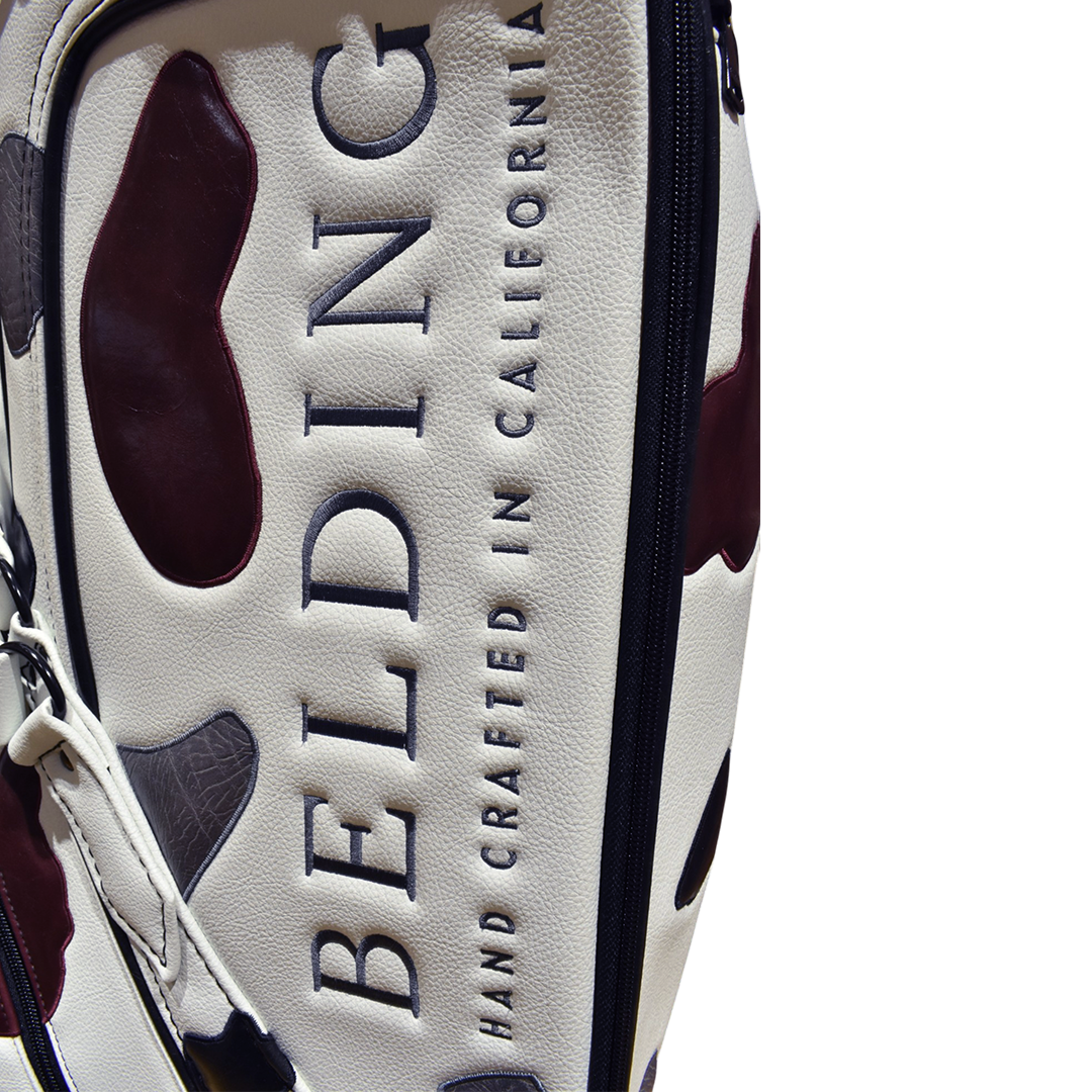 【BELDING】XLスタッフバッグ・カウパッチ キャディバッグ 8.5インチ (ZZBEL-HBCB850139)
