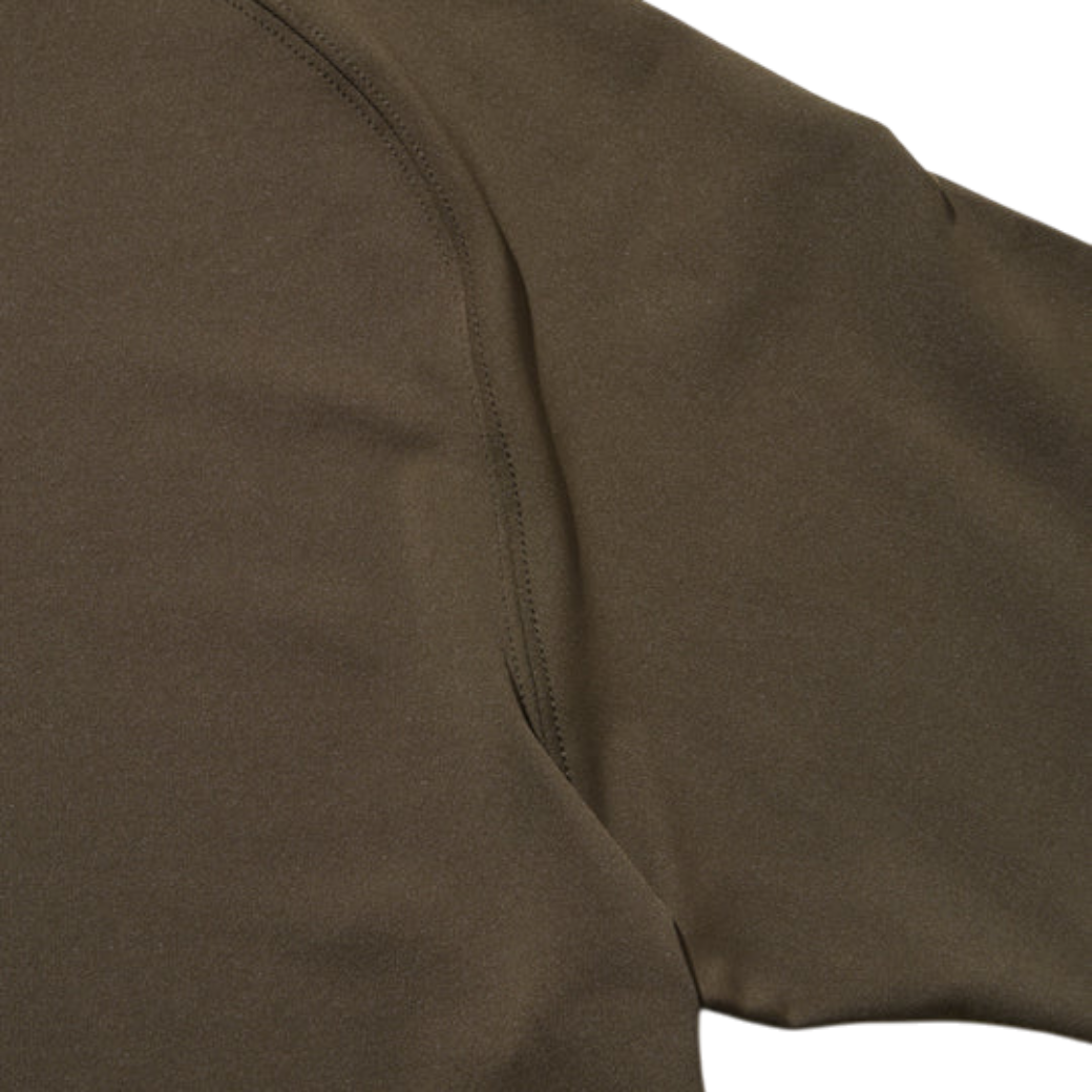 【GREEN EDGE MONKEYS】Mock neck harf sleeve モックネック Tシャツ BROWN (ZZGEM-60353002)