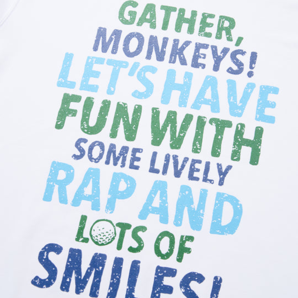 【GREEN EDGE MONKEYS】Mock neck long sleeve ロングスリーブTシャツ WHITE (ZZGEM-60353004)