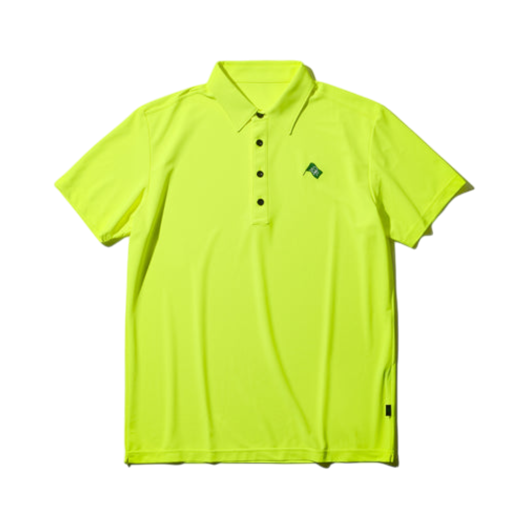 【GREEN EDGE MONKEYS】Micro kanoko cool polo ポロシャツ YELLOW (ZZGEM-60353006)