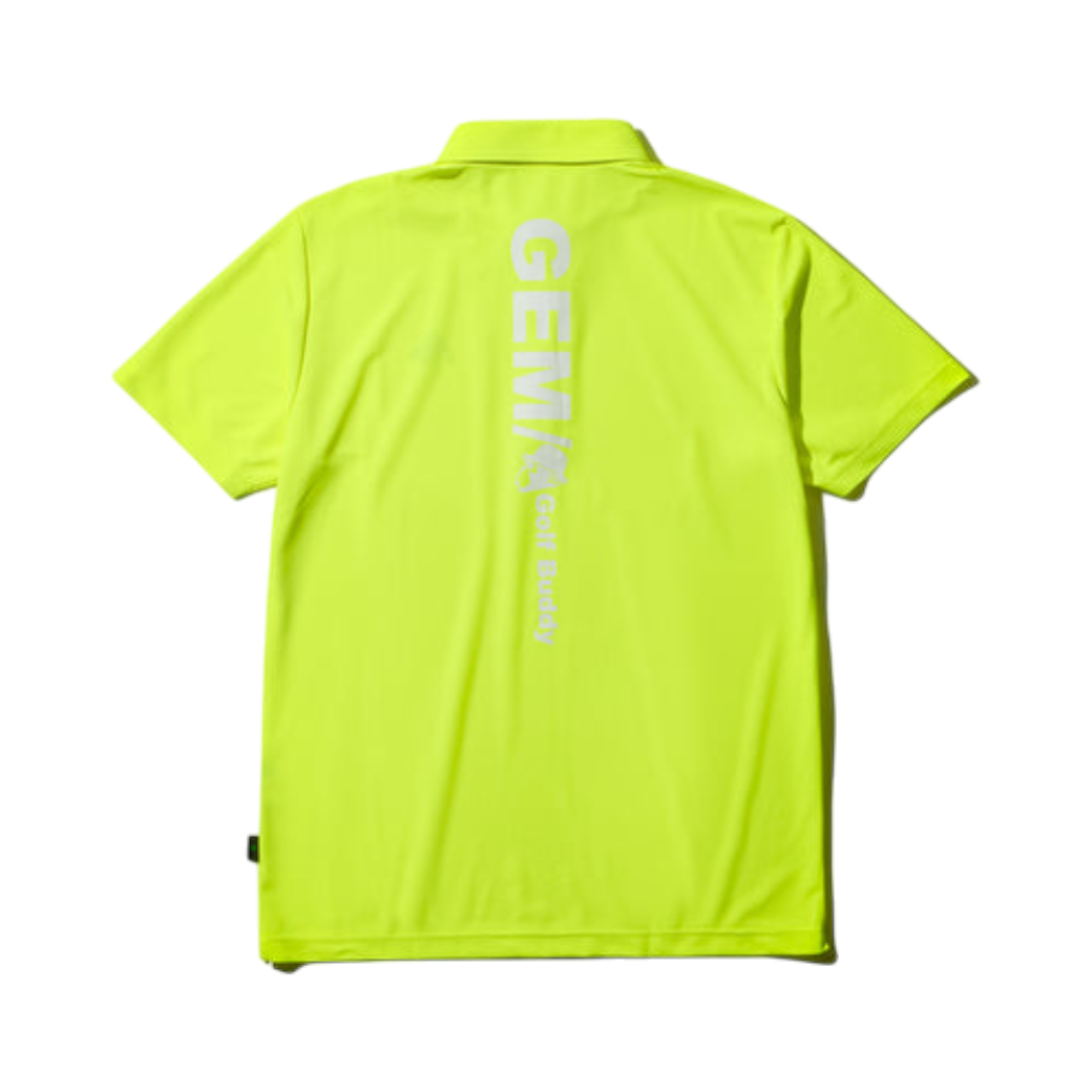 【GREEN EDGE MONKEYS】Micro kanoko cool polo ポロシャツ YELLOW (ZZGEM-60353006)