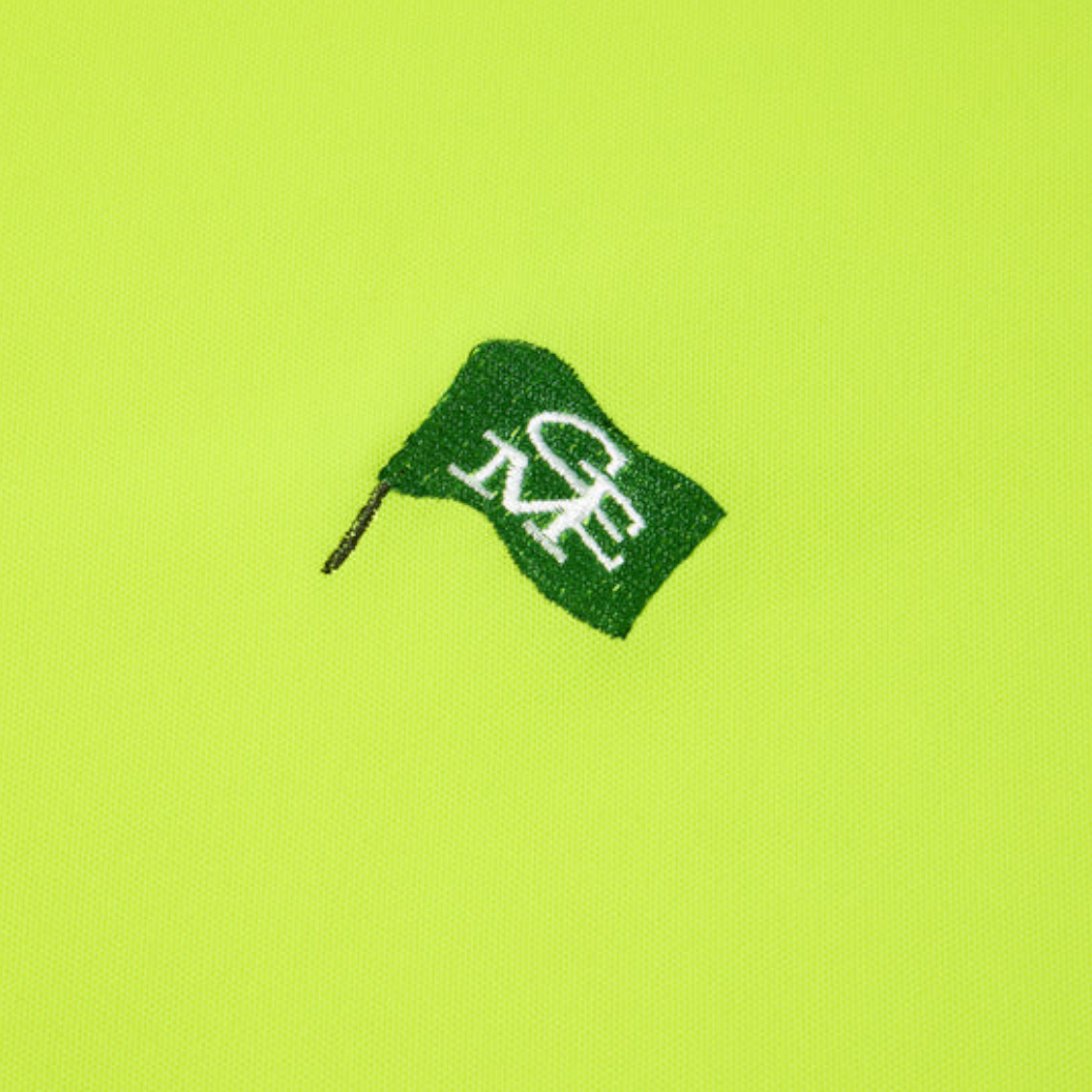 【GREEN EDGE MONKEYS】Micro kanoko cool polo ポロシャツ YELLOW (ZZGEM-60353006)