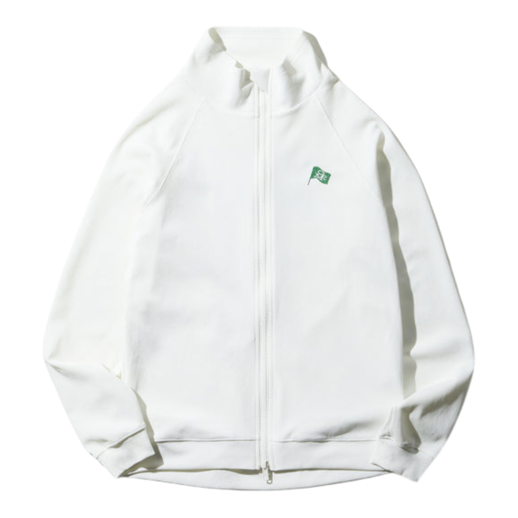 【GREEN EDGE MONKEYS】Popcorn knit blouson ブルゾン WHITE (ZZGEM-60353008)