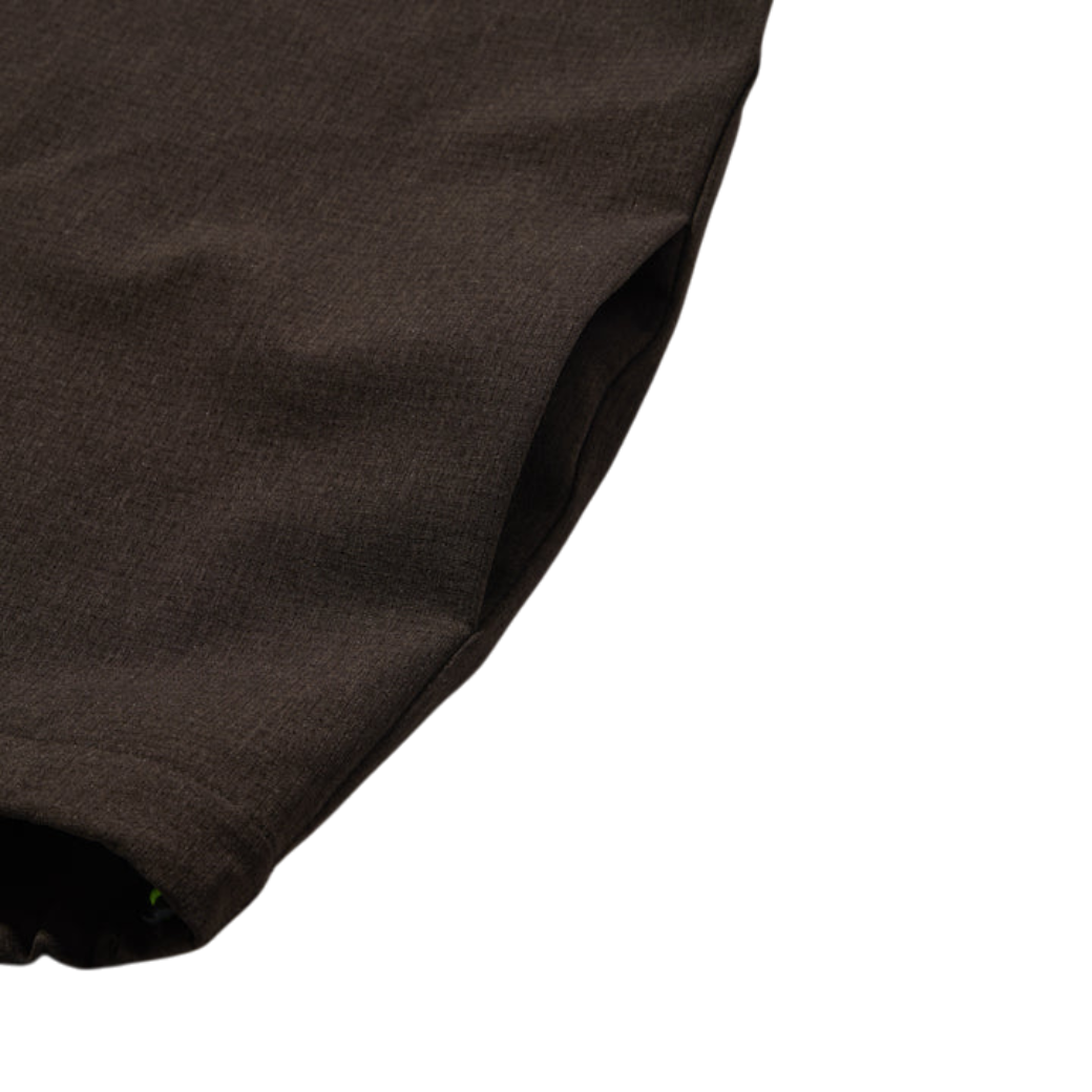 【GREEN EDGE MONKEYS】Dot air mock neck モックネック Tシャツ BROWN (ZZGEM-60353009)