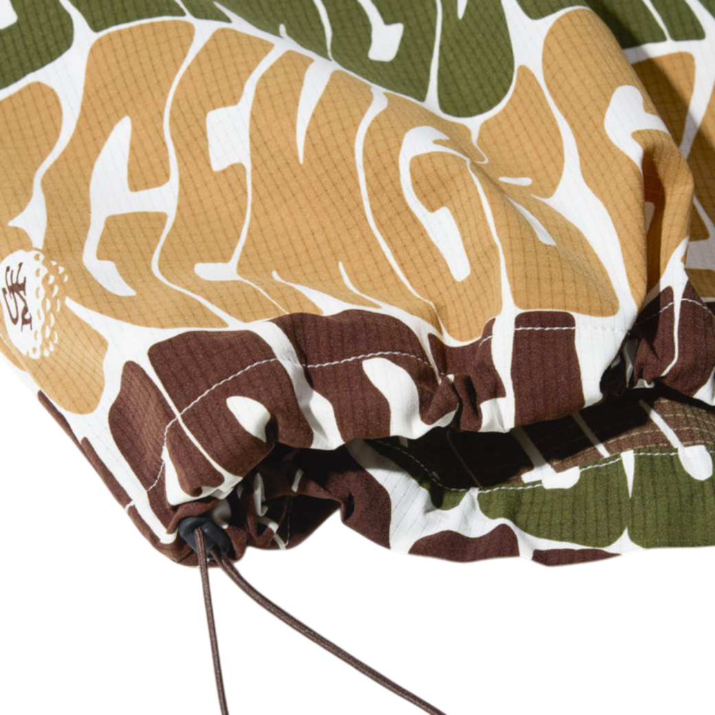【GREEN EDGE MONKEYS】Original print mock neck モックネック Tシャツ BEIGE (ZZGEM-60353010)