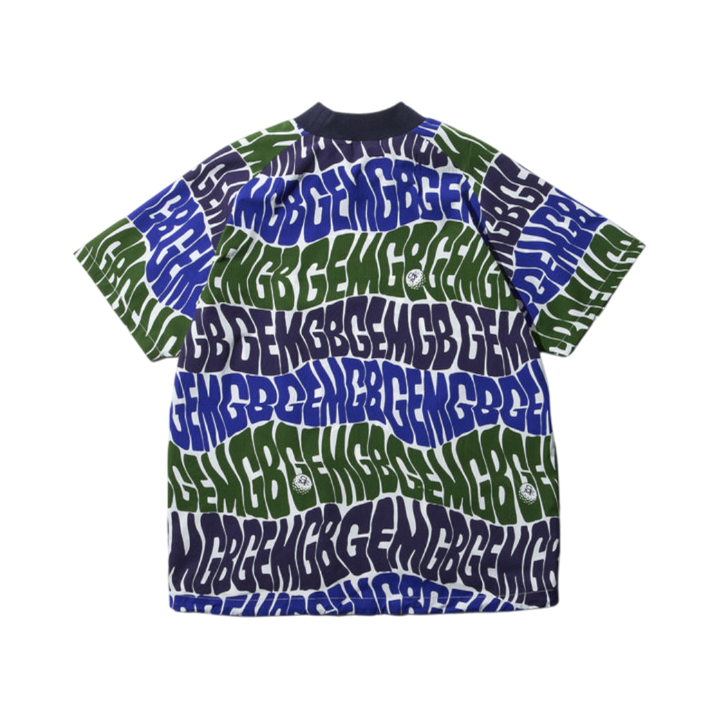 【GREEN EDGE MONKEYS】Original print mock neck モックネック Tシャツ (ZZGEM-60353010)