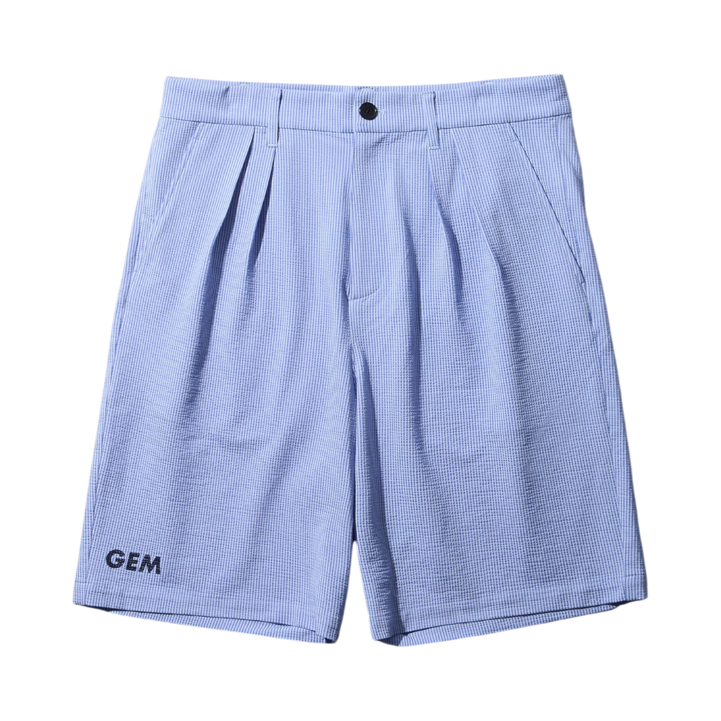 【GREEN EDGE MONKEYS】Knit soccer short pants ショートパンツ Clear Blue (ZZGEM-60355104)