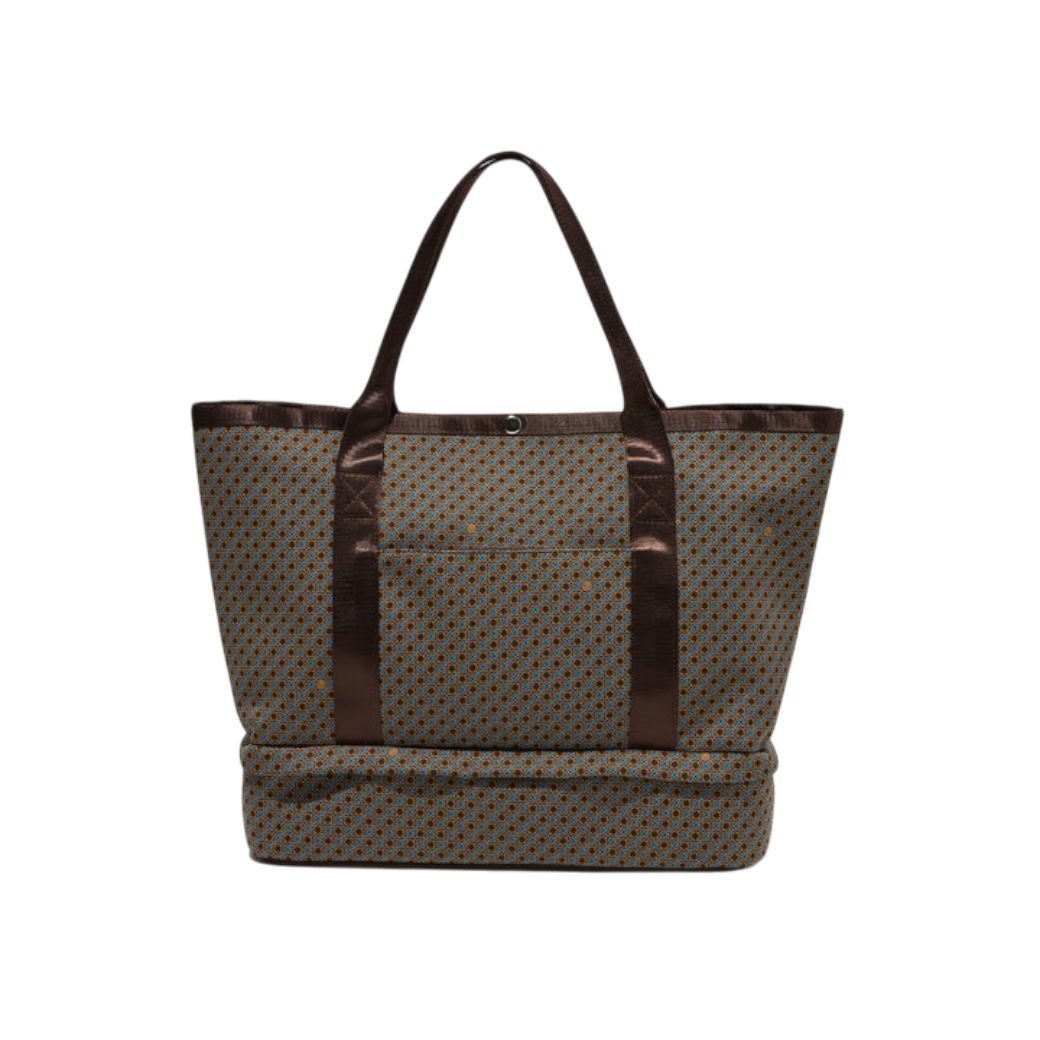 【GREEN EDGE MONKEYS】Jacquard tote bag トートバッグ BROWN (ZZGEM-60357301)