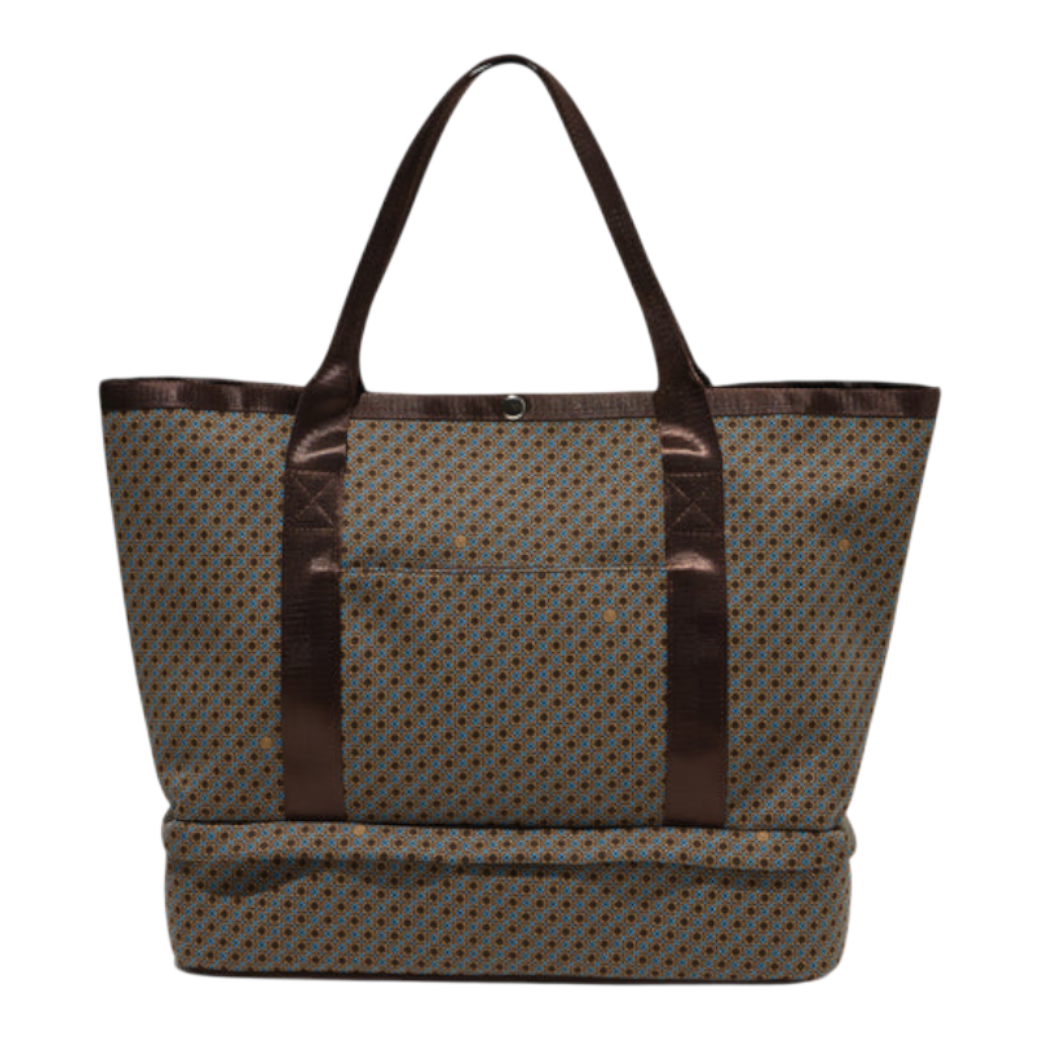 【GREEN EDGE MONKEYS】Jacquard tote bag トートバッグ BROWN (ZZGEM-60357301)