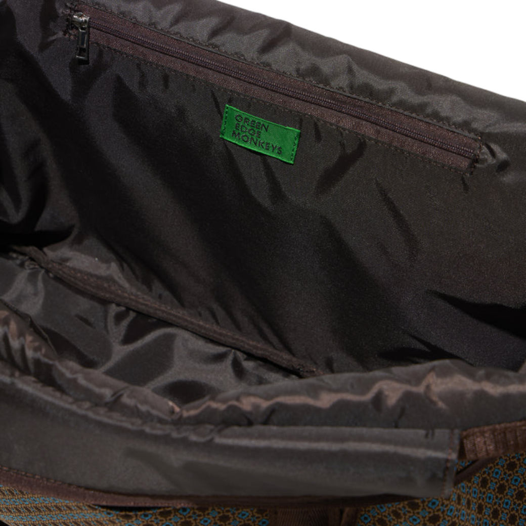 【GREEN EDGE MONKEYS】Jacquard tote bag トートバッグ BROWN (ZZGEM-60357301)
