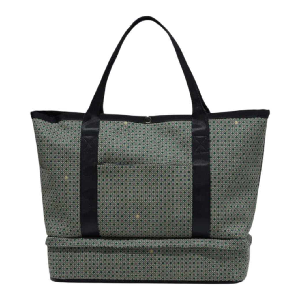 【GREEN EDGE MONKEYS】Jacquard tote bag トートバッグ GREEN (ZZGEM-60357301)