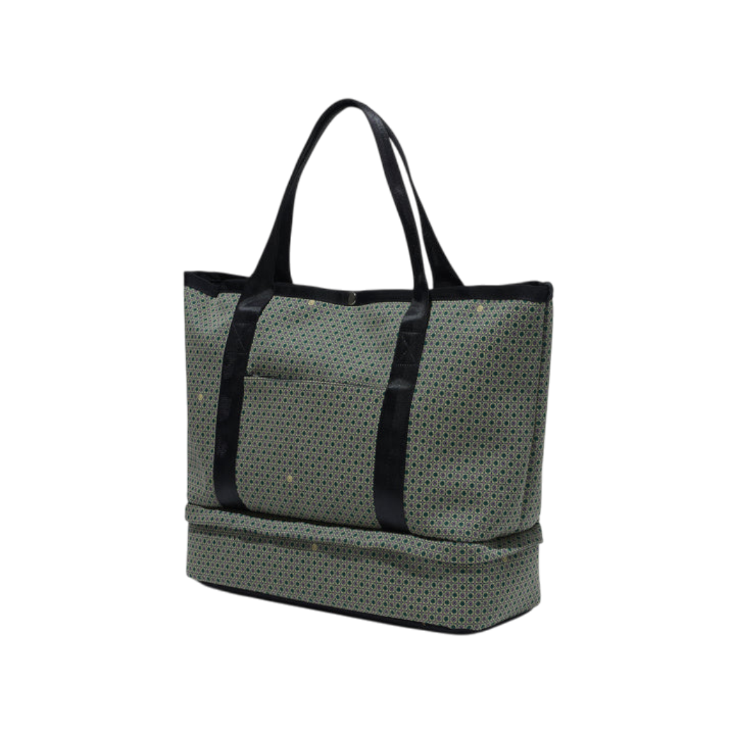 【GREEN EDGE MONKEYS】Jacquard tote bag トートバッグ GREEN (ZZGEM-60357301)