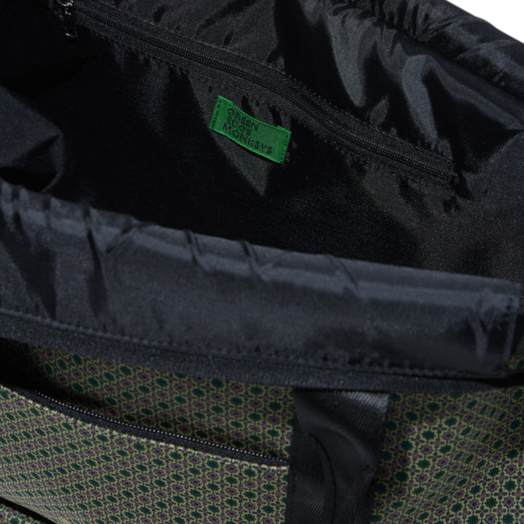 【GREEN EDGE MONKEYS】Jacquard tote bag トートバッグ GREEN (ZZGEM-60357301)
