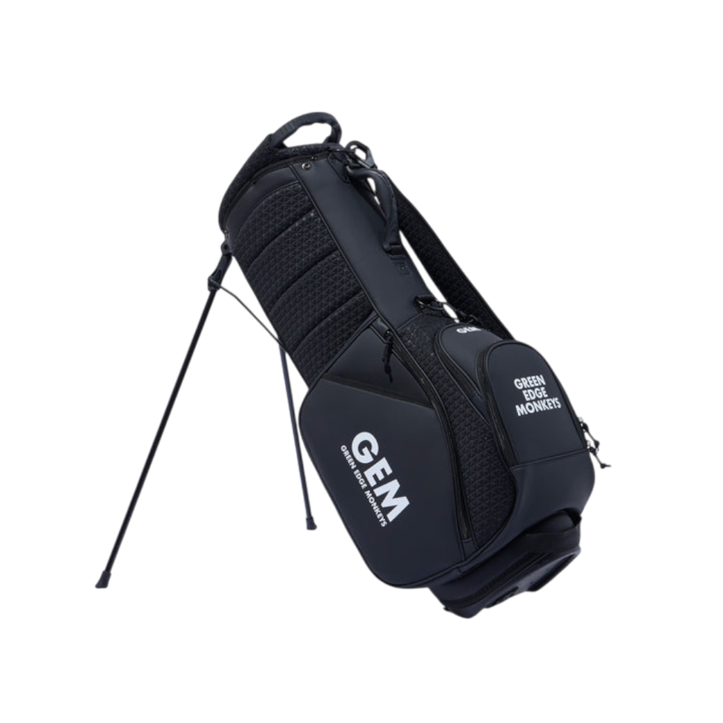 【GREEN EDGE MONKEYS】Original caddy bag キャディバッグ BLACK (ZZGEM-60357302)
