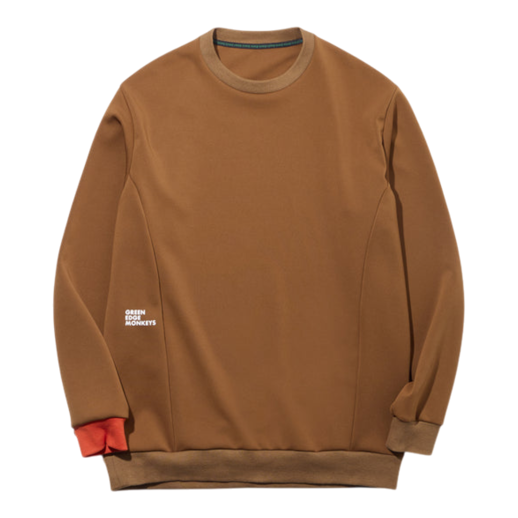 【GREEN EDGE MONKEYS】Jersey sweatshirt スウェット BROWN (ZZGEM-60363002)