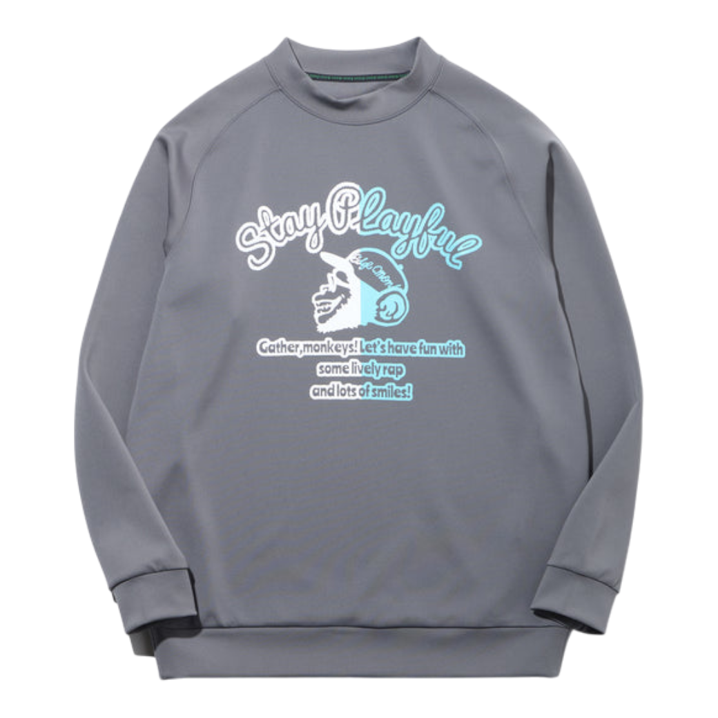 【GREEN EDGE MONKEYS】Jersey mock neck モックネック GRAY (ZZGEM-60363003)