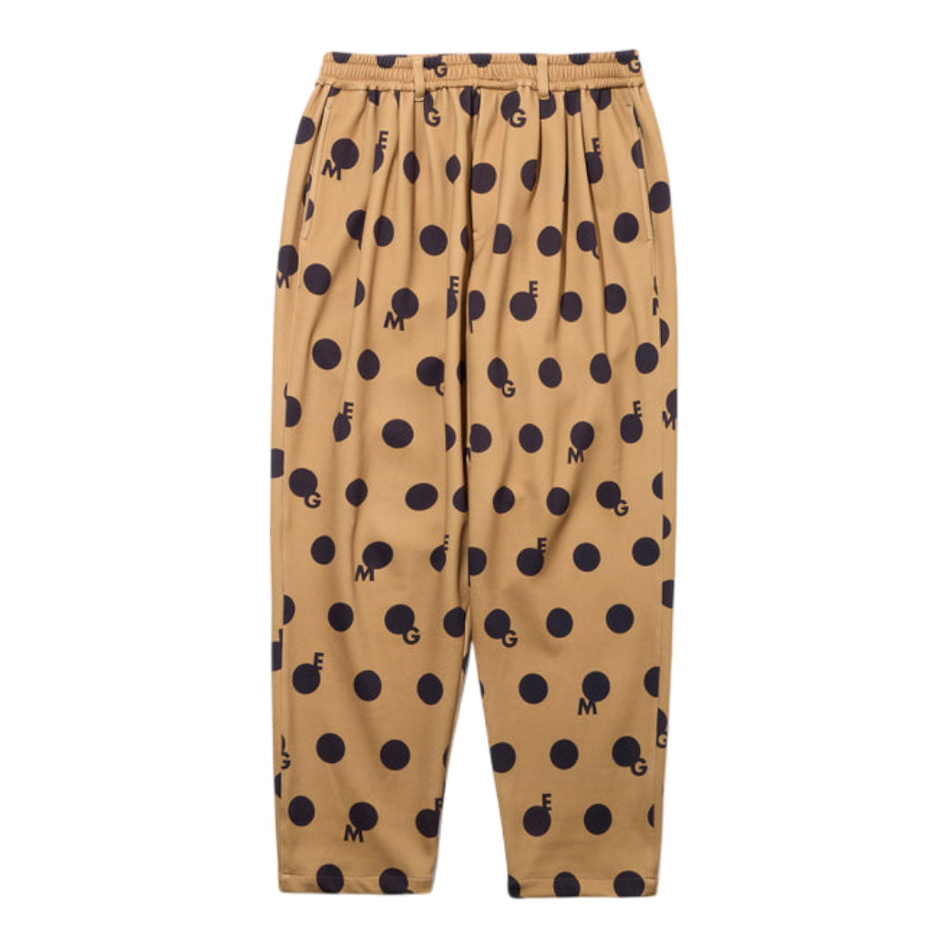 【GREEN EDGE MONKEYS】Original print gem-dot pants ロングパンツ BEIGE (ZZGEM-60365104)