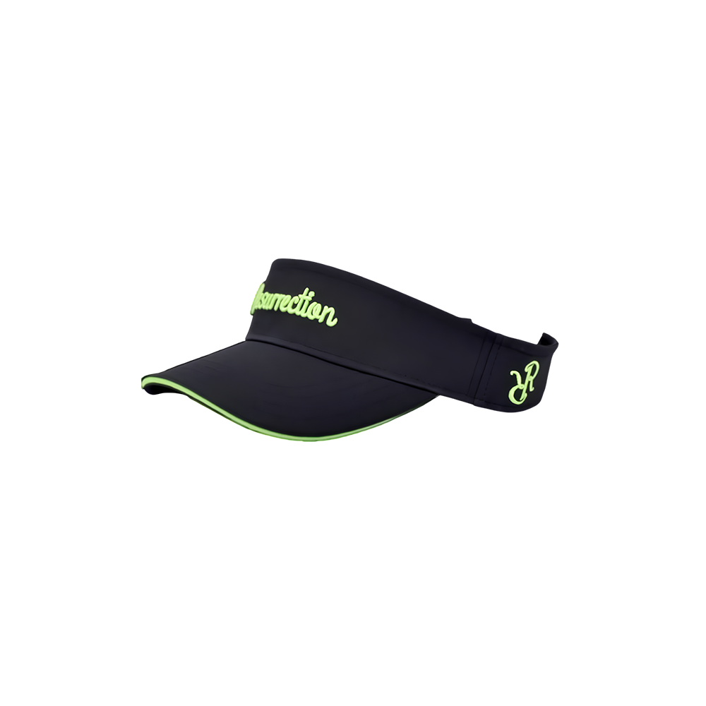 【Resurrection】 ネオンロゴサンバイザー BLACK (ZZRES-BF12SV05)