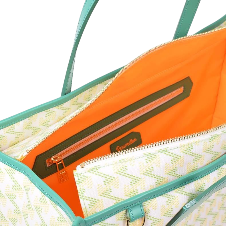 【Resurrection】LANIUS SQUARE BIG ラニウス スクエア ビッグ トートバッグ CITRUS WHITE(ZZRES-LASB)