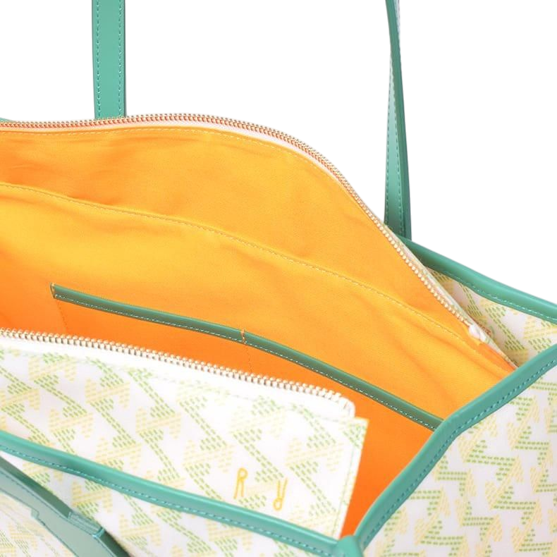 【Resurrection】LANIUS SQUARE BIG ラニウス スクエア ビッグ トートバッグ CITRUS WHITE(ZZRES-LASB)