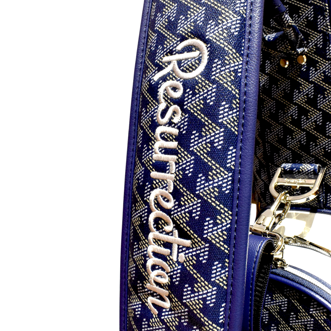 【Resurrection】RALLINA NO.3 ラリーナ キャディバッグ NAVY BLUE (ZZRES-RAL3)