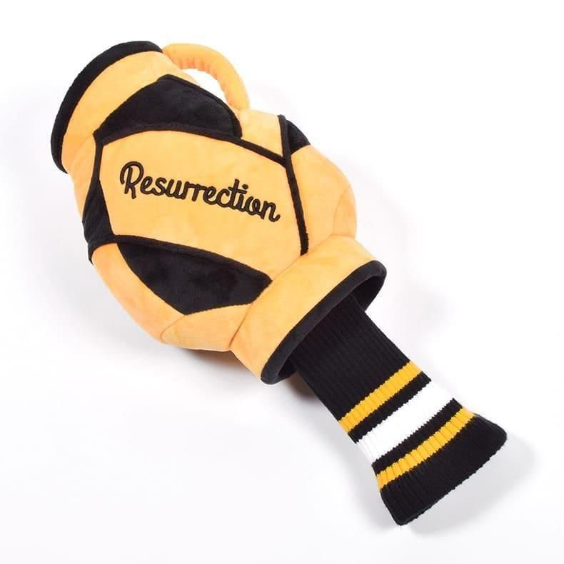 【Resurrection】キャディバッグヘッドカバー (Dr) YELLOW/BLACK(ZZRES-RRHDC00601)