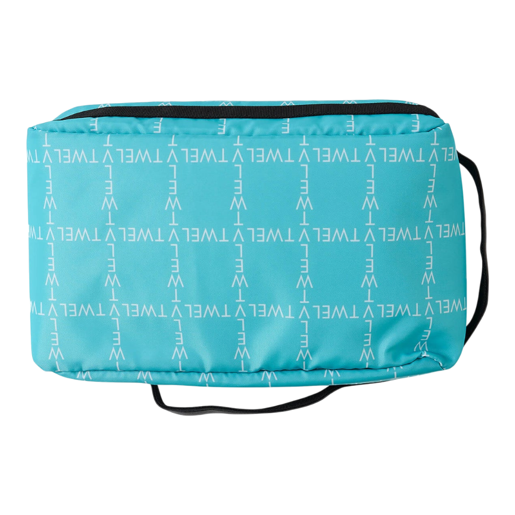 【V12】TYPO GRID SHOES CASE シューズケース TURQUOISE (ZZV12-V122610BG07)