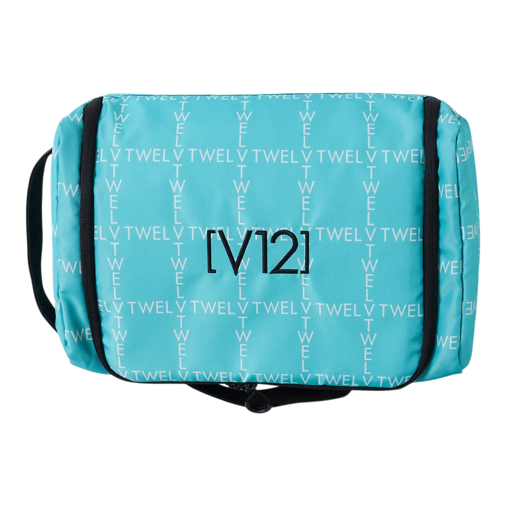 【V12】TYPO GRID SHOES CASE シューズケース TURQUOISE (ZZV12-V122610BG07)