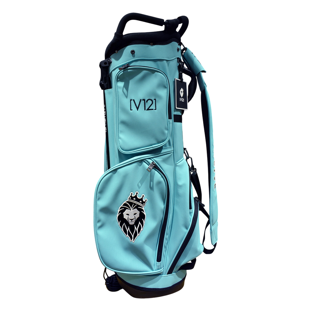 【V12】PERFORATE CB スタンドキャディバッグ 9号 TURQUOISE (ZZV12-V122610CB02)