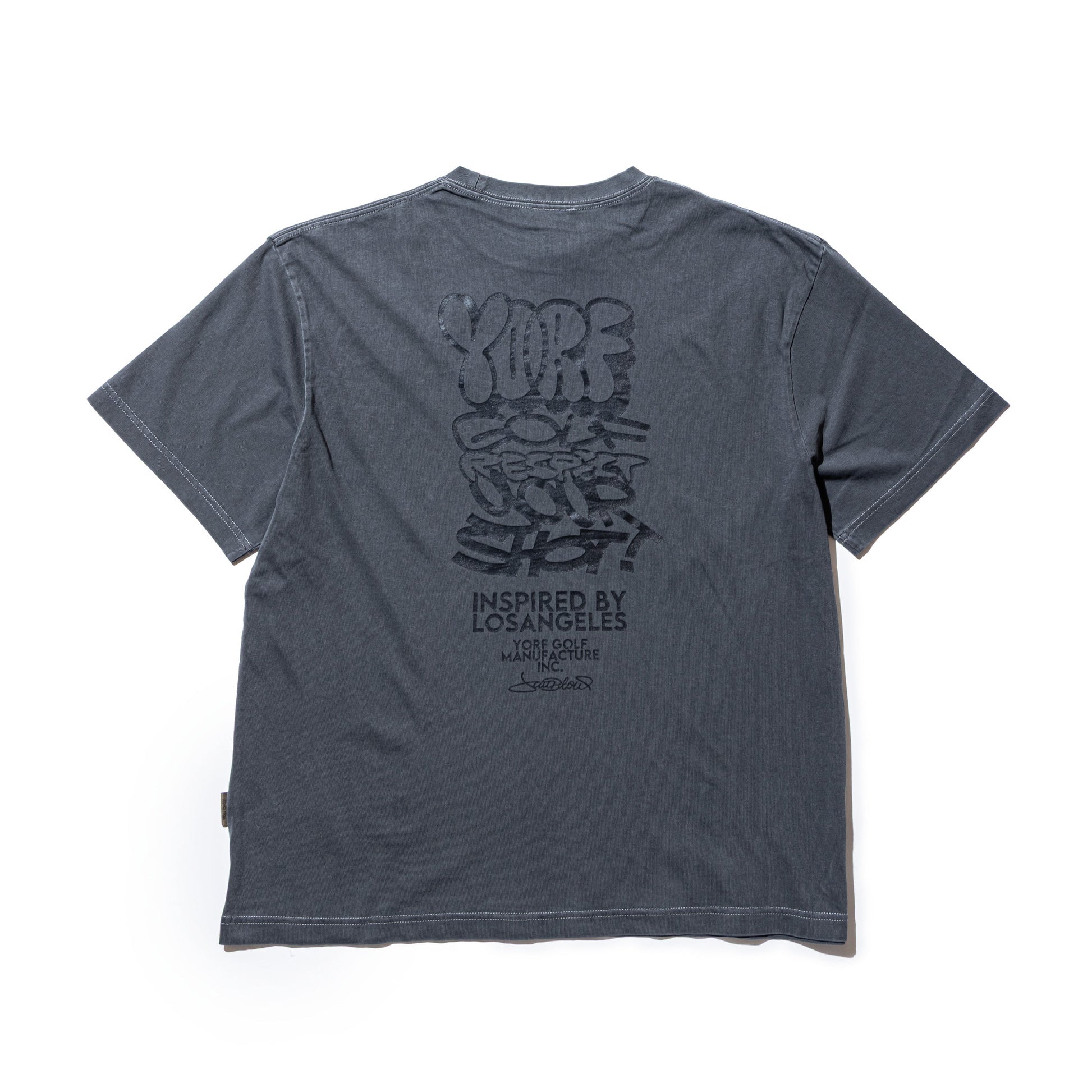 【YORF】ヴィンテージライク Tシャツ BLACK(ZZYRF-1086110303)