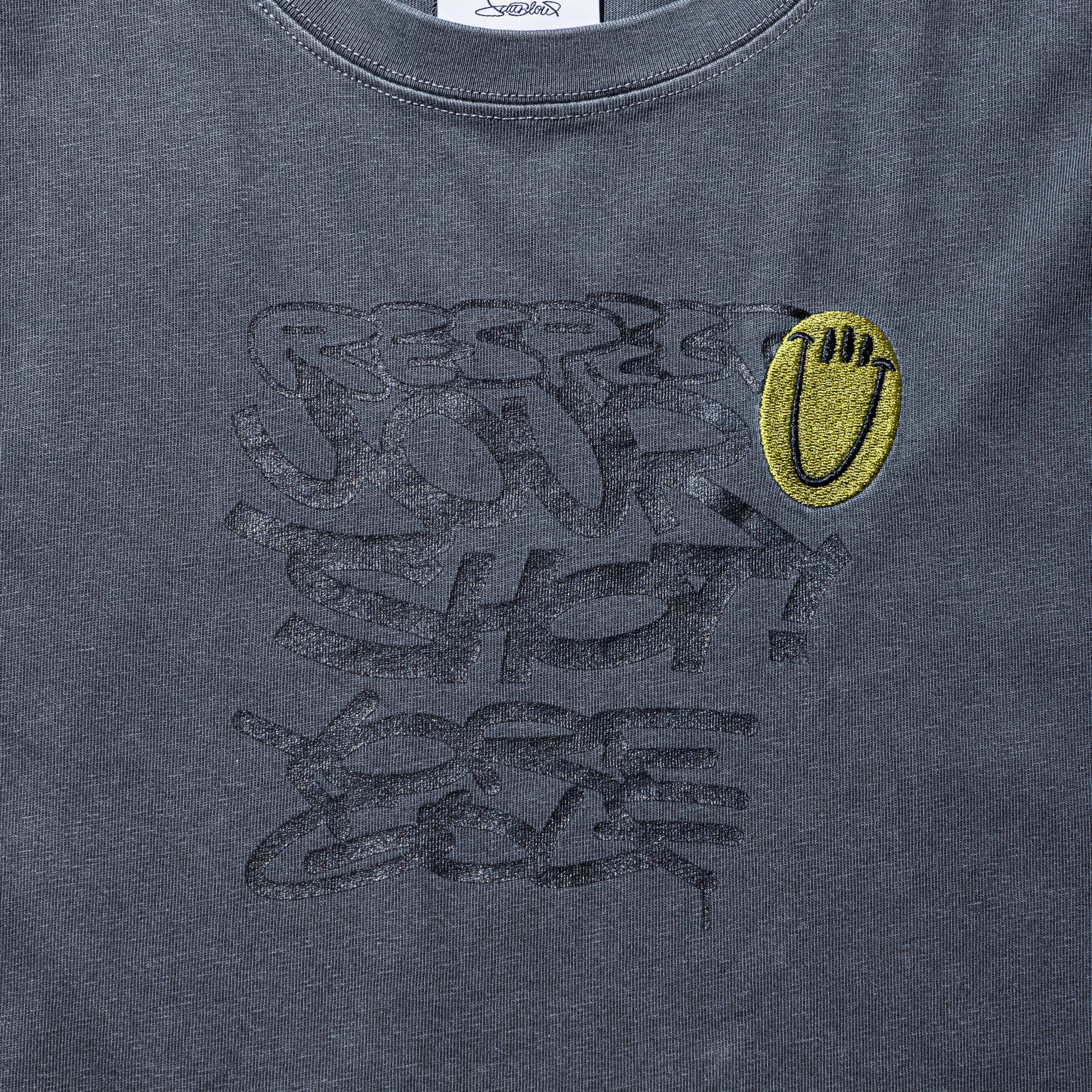 【YORF】ヴィンテージライク Tシャツ BLACK(ZZYRF-1086110303)