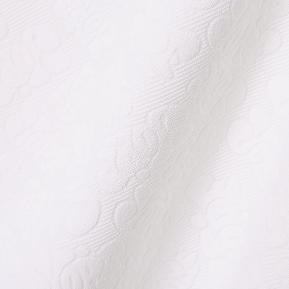 【YORF】YORFジャガード ポロシャツ WHITE(ZZYRF-1086120302)