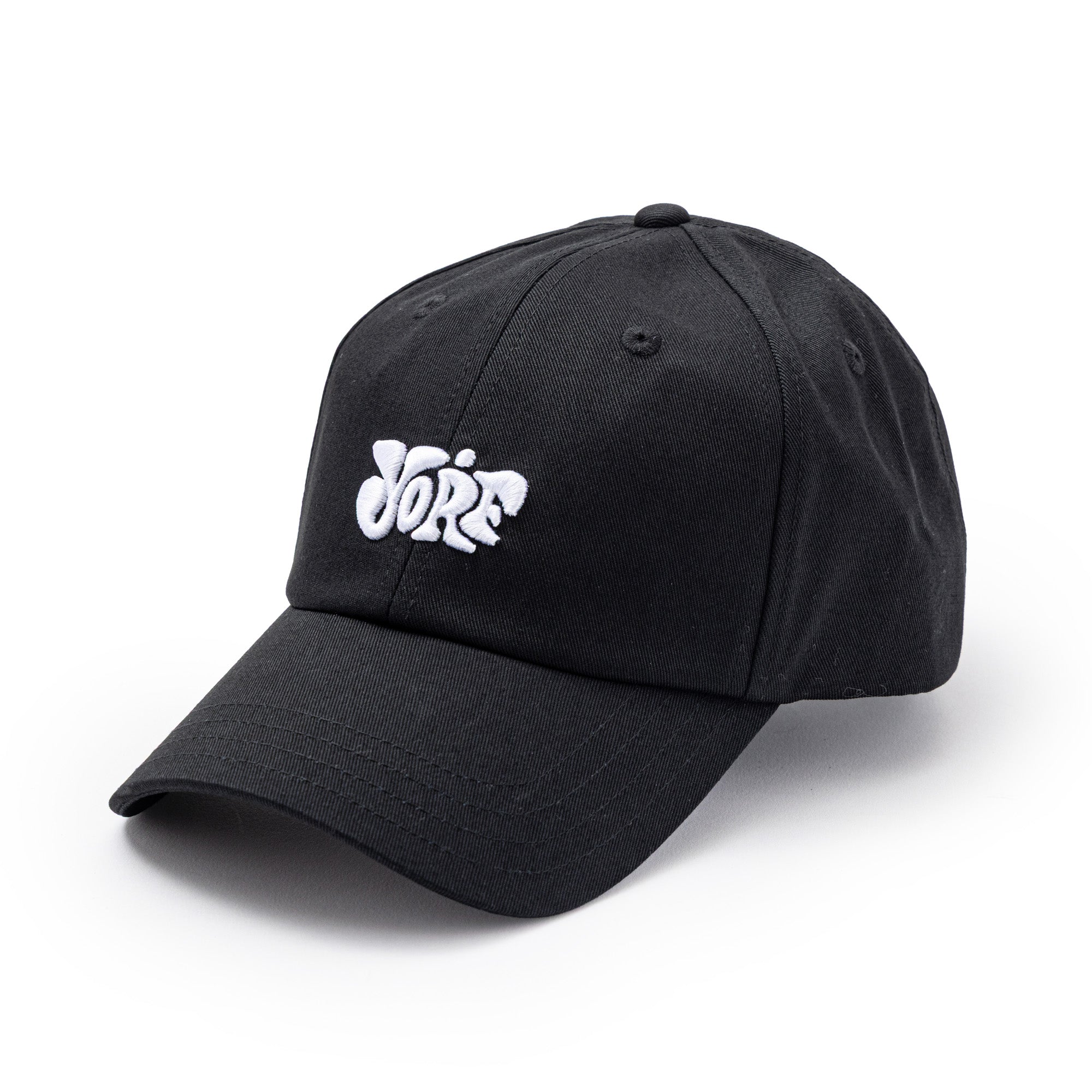 【YORF】ベーシックロゴキャップ BLACK