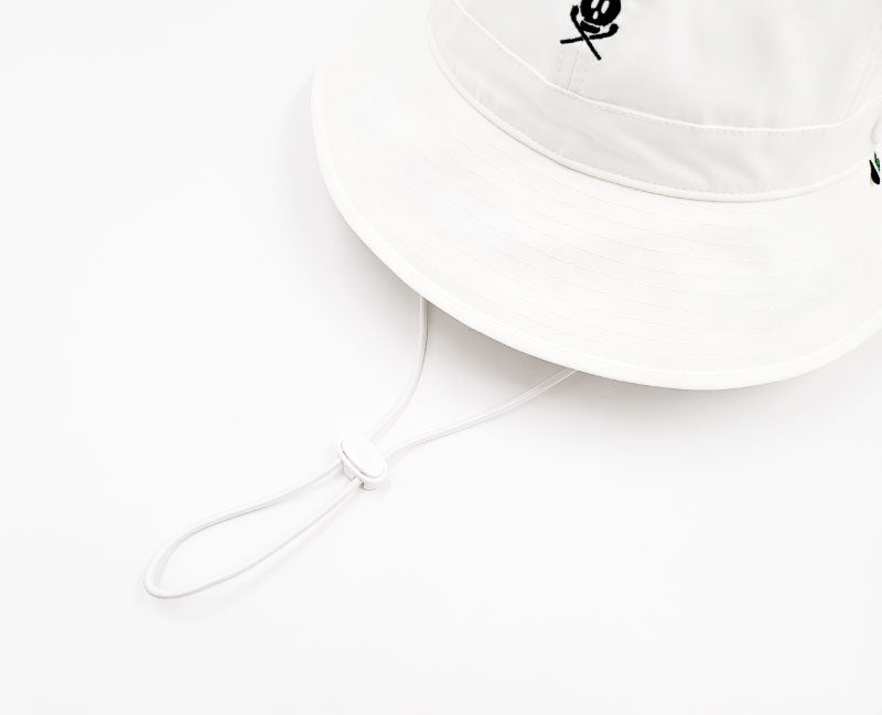 【YORF】LOGO POINT FISHING HAT ホワイト(ZZYRF-1086294803)