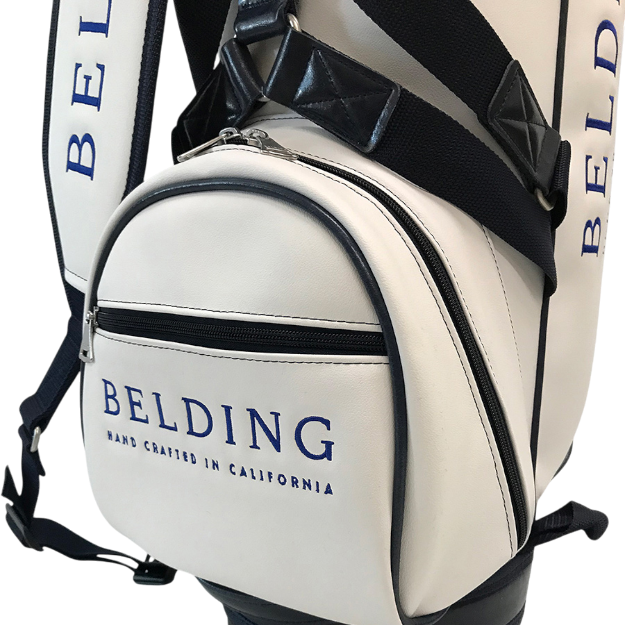 【BELDING】キャディバッグ 8.5インチ ブッシュワーカー RX(8.5インチ)ホワイト・エスプリ/マリーン・グレーズ   (model : HBCB-850148)