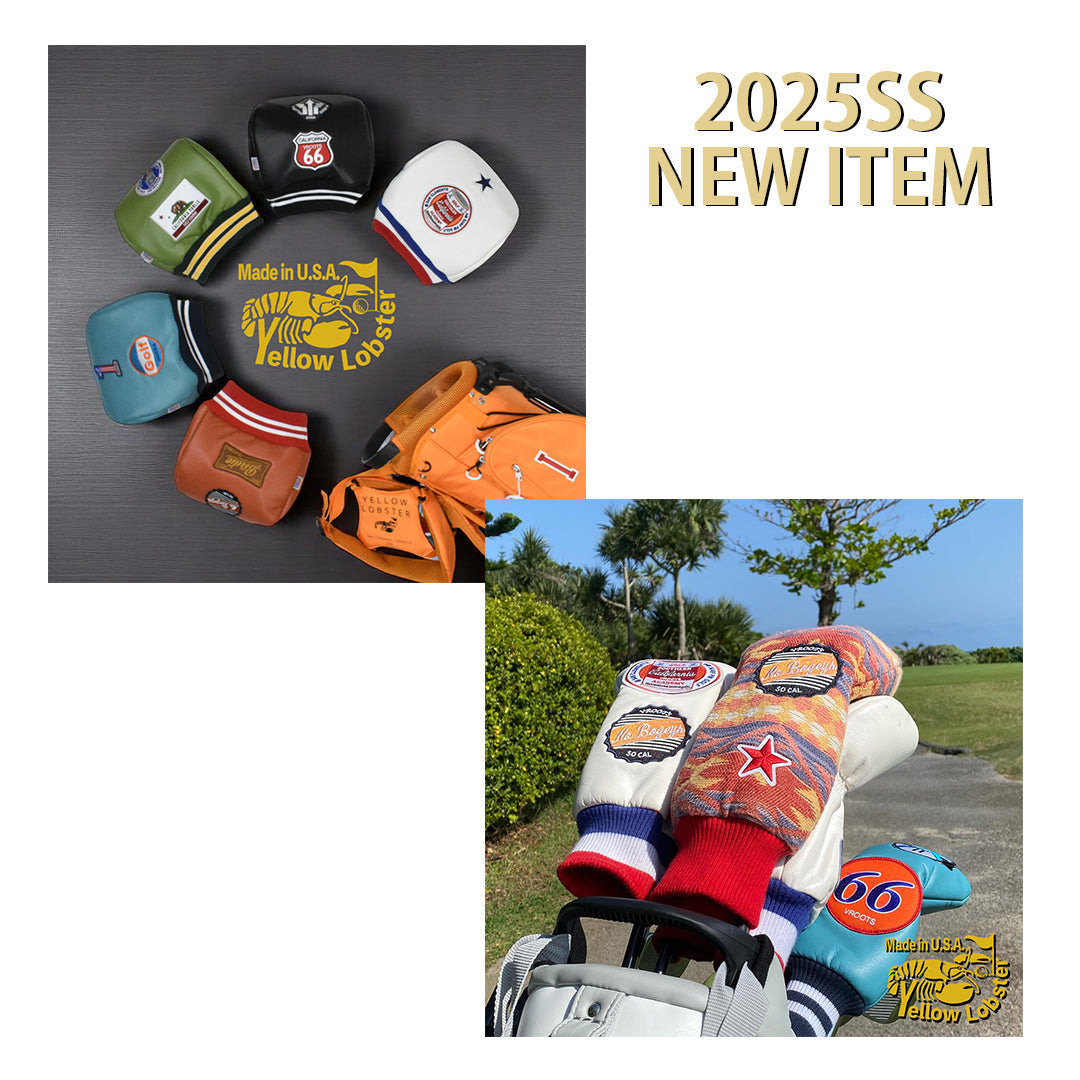 【NEW】2025SS Yellowlobster からアイアンカバーと新シリーズのヘッドカバーが登場