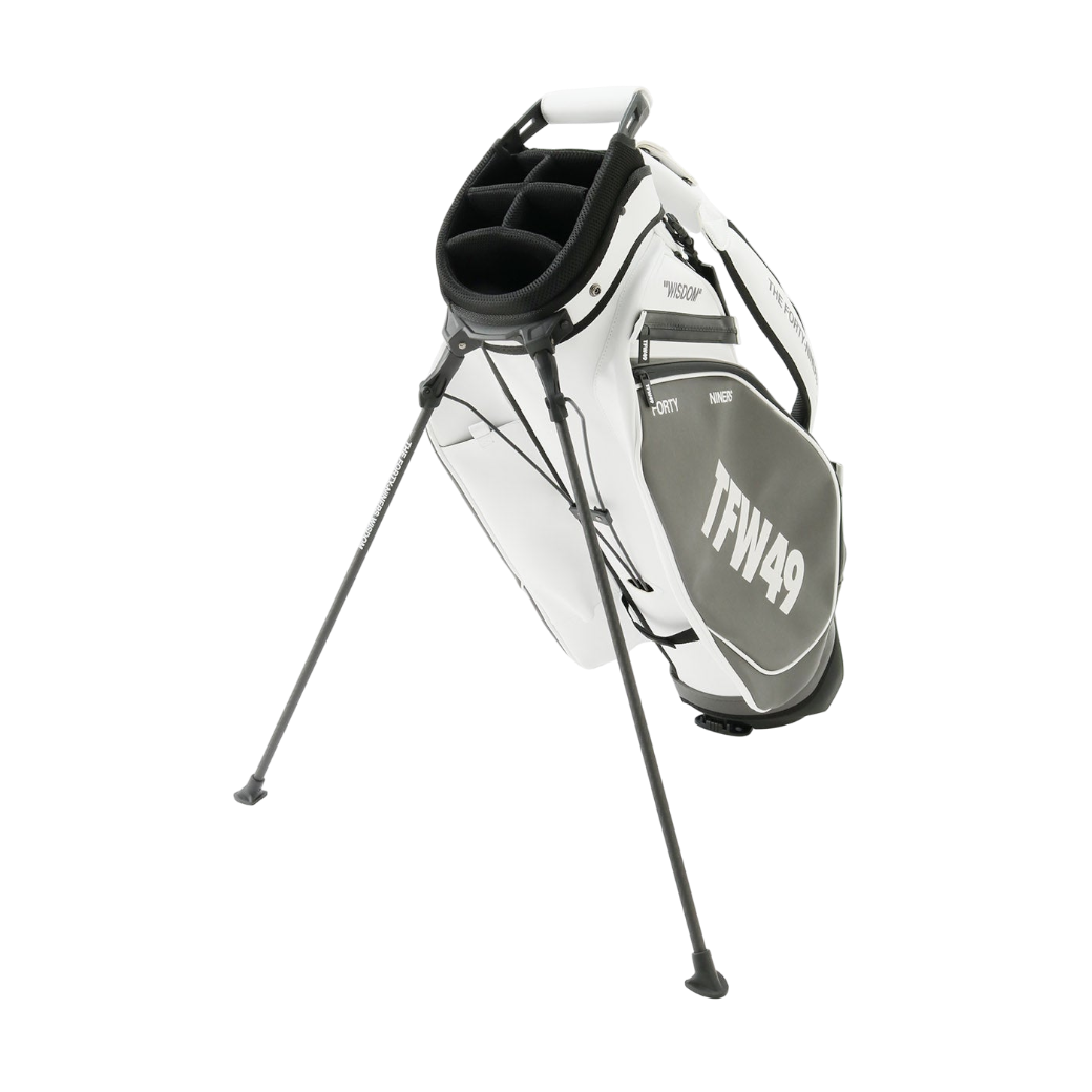 【TFW49】T132610004 キャディバッグ WHITExGREY（TFW-T132610004）