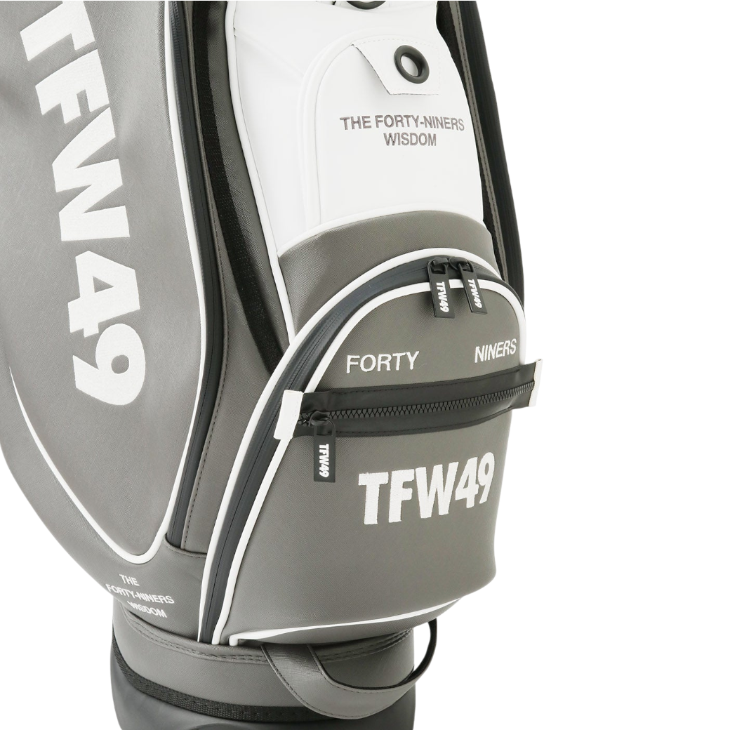 【TFW49】T132610004 キャディバッグ WHITExGREY（TFW-T132610004）