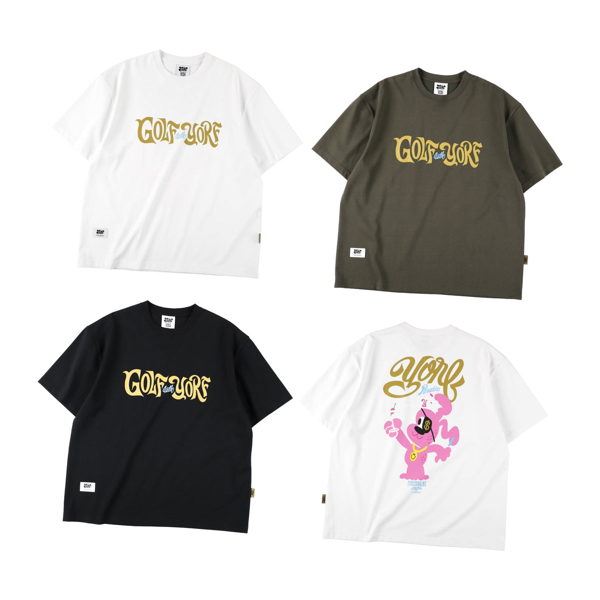 【YORF】パイレーツTシャツ カーキ（ZZYRF-1086210803）