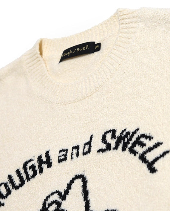 rough&swell Mr. BOGEY SWEATER IVORY