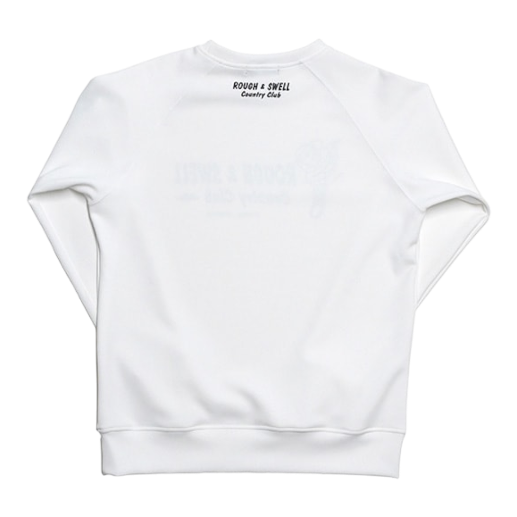 【rough&swell】COUNTRY CLUB SWEAT WHITE（ROU-RSM25201）